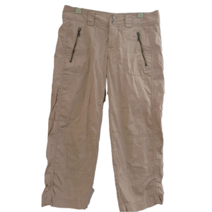 Koppen Khaki Cropped Capris Cargo Hiking Pants - Sz 2